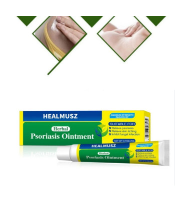 HEALMUSZ Psoriasis cream itching red spots nettle yellow skin ointment